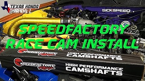SpeedFactory Street Savage Race Camshaft install