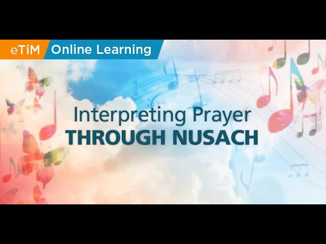 Watch Interpreting Prayer through Nusach Hatefillah -Selichot and Rosh Hashanah || Chazzan Malovany on YouTube.