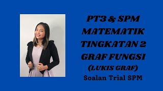 PT3 SPM MATEMATIK TINGKATAN 2: GRAF FUNGSI (MELUKIS GRAF) KERTAS 2 TRIAL SPM