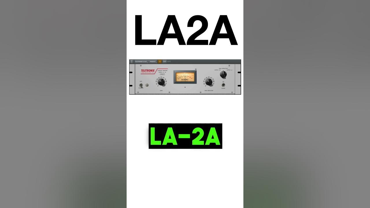 How To Use An LA2A Compressor on Vocals! YouTube