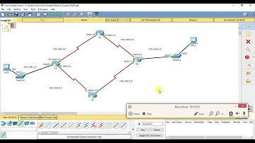OSPF configuration on packet tracer
