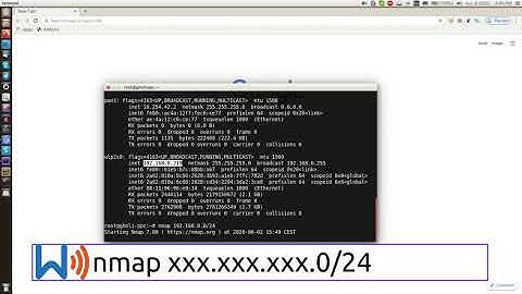 Find the Raspberry pi IP address with nmap
