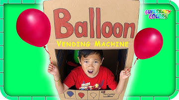 UP UP & AWAY BALLOON Vending Machine Pretend Play 🎈🎈🎈