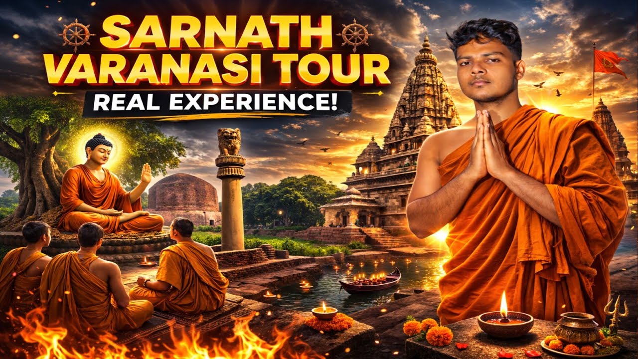 Sarnath Varanasi Tour 🙏 | Buddha Ki Dharti | Full Travel Vlog