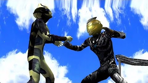 Ultraman Trigger Dark VS Hudram (Ultraman Fighting Evolution 0)