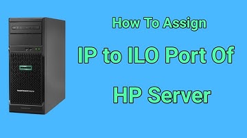 HPE ProLiant ML30 Gen10 iLO Configuration | ilo 5 configuration | configure ilo port on hp server