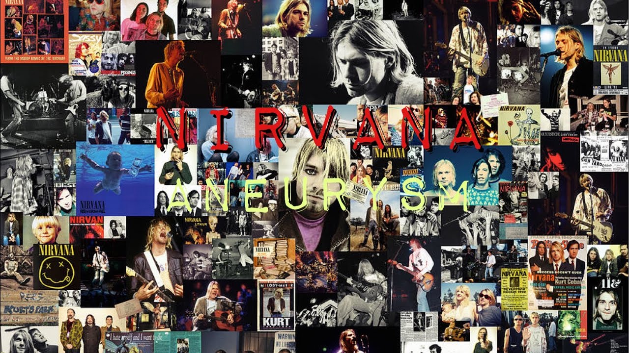 Nirvana aneurysm. Курт Кобейн коллаж. Коллаж рок групп. Фотоколлаж. Музыканты коллаж.