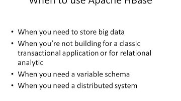 An Introduction to Apache HBase