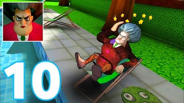 scary teacher 3d zombie mod level 10 full gameplay by Z & K games