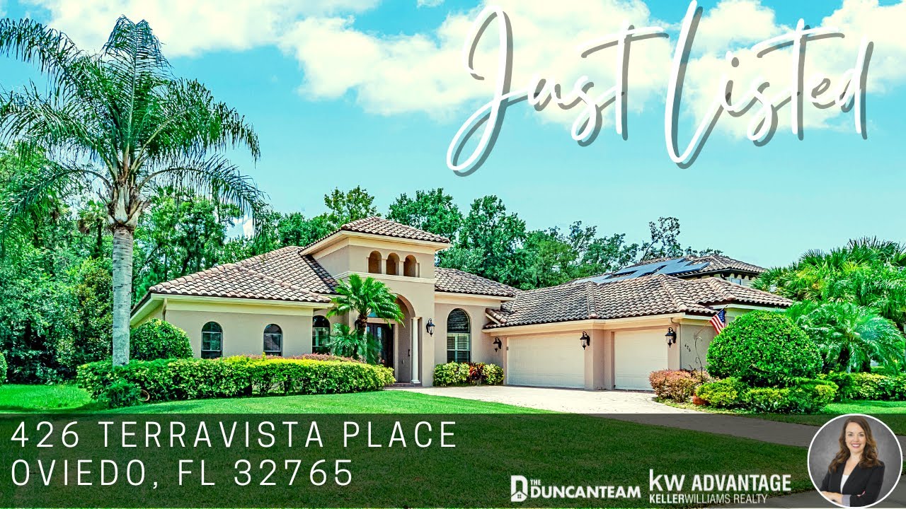 JUST LISTED IN OVIEDO, FL! ORLANDO REAL ESTATE 426 TERRAVISTA PLACE