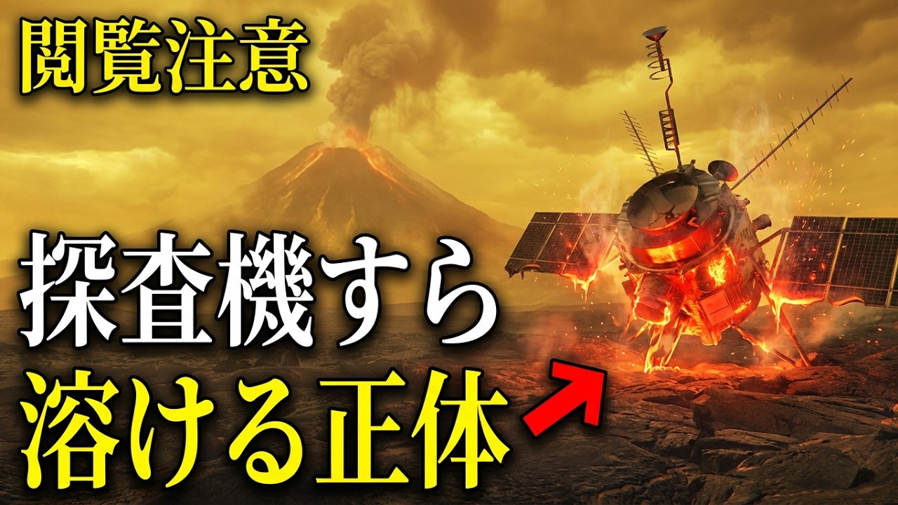 【完全版】金星の本当の姿｜探査機すら耐えられない灼熱地獄