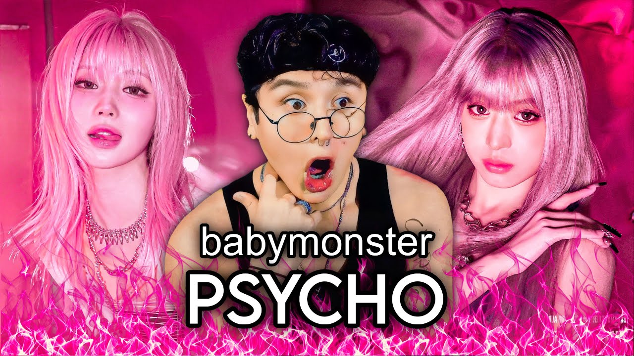 IDOLS LOCAS JOKER GIRLS | BABYMONSTER (베이비몬스터) 'PSYCHO' Album WeGoUp Lyrics | REACCION a BABYMONSTER