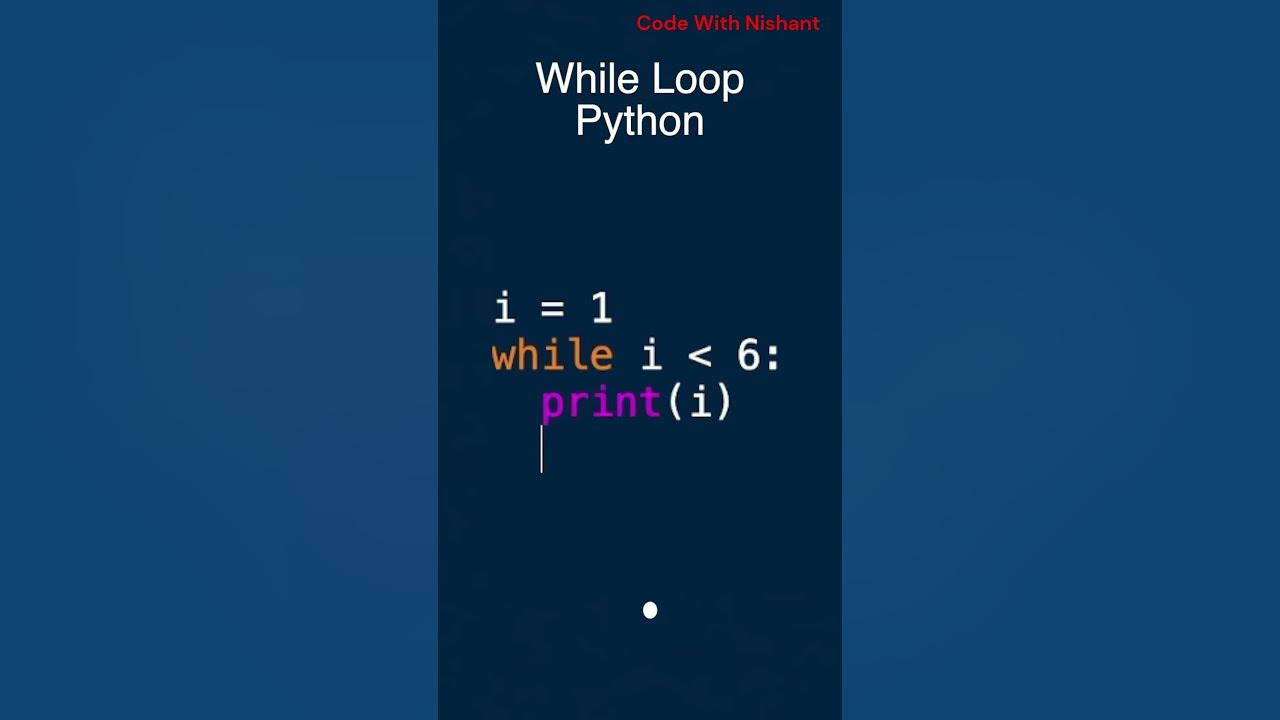 While Loop in Python - YouTube