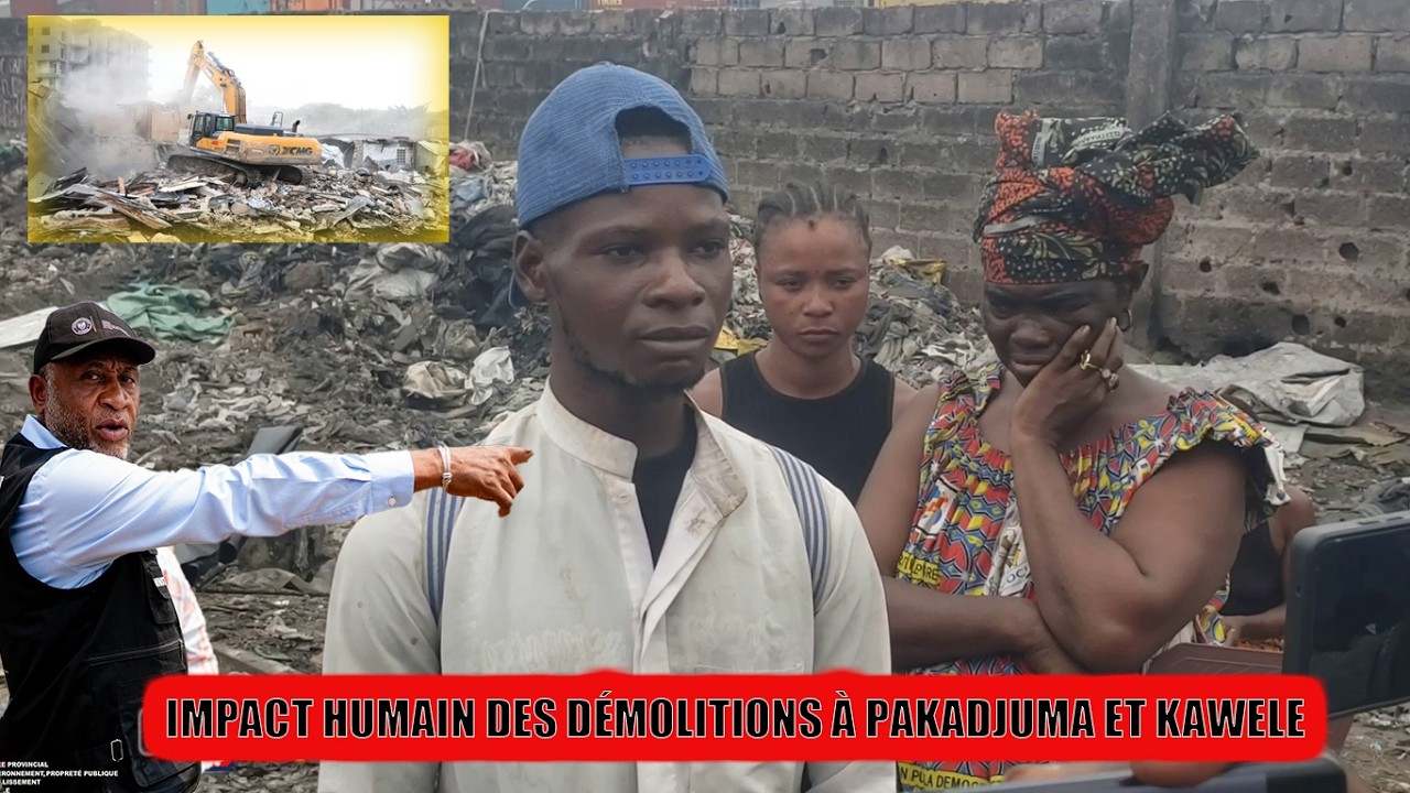 🚨 URGENT La situation est très confuse à Pakadjuma après la démolition Les victimes sont en détresse