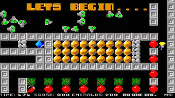 AMIGA NO ONE MINE 10 NOONE MINE BOULDER DASH BOULDERDASH