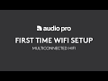 Audiopro multiroom wifi setup