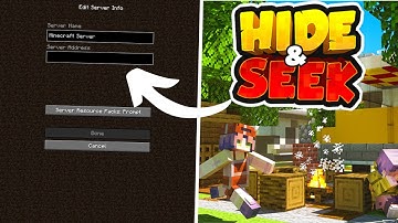 Minecraft 1.21.11 Hide and Seek Server IP Address