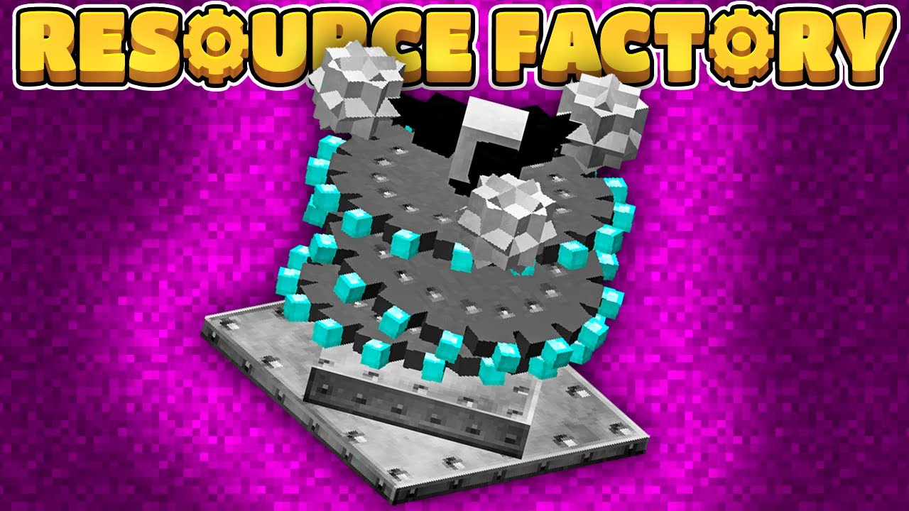 ORE PROCESSING & THE BEST MOB FARM! Minecraft Resource Factory EP5 ...