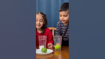 Fun Science at Home: Water, Salt, and Lemon Experiment #scienceexperiment #density #kidslearning