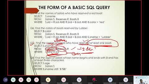 67. DBMS. Unit 3-Revision. Part-2. Simple Queries on Sailors Reserves Boats database tables in DBMS