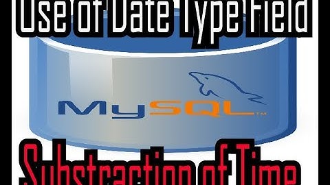 Subtraction  between two value of date type column in year, month, day in mysql database