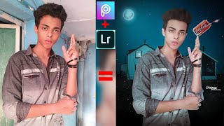 Night moon photo editing useing (picart+lr) 📸 screenshot 5