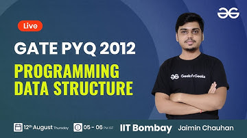 Programming Data Structure PYQ 2012 | Jaimin Chauhan