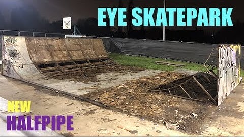 NEW HALFPIPE BUILD TIME LAPSE. EYE SKATEPARK