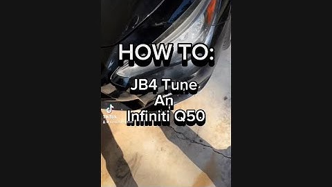 Installing A JB4 Boost Controller On An Infiniti Q50/Q60 (VR30)