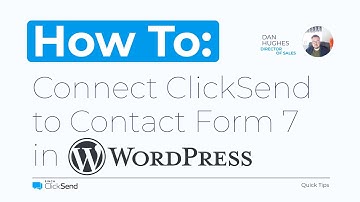 Integrate ClickSend SMS into Contact Form 7 in @WordPress