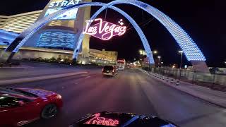 Part 2, Driving through The Strip into Old Downtown Las Vegas in (4K)!