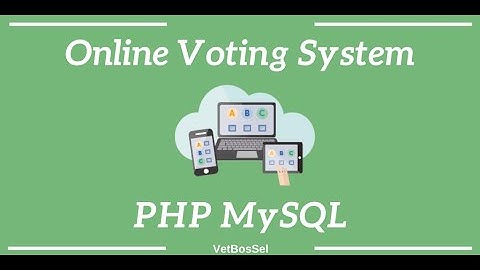 voting system php source code 2022