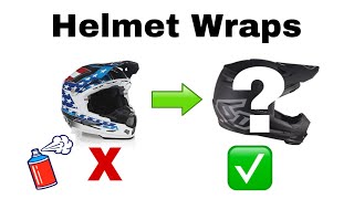 Motocross Helmet Wraps (Better than painted?!)