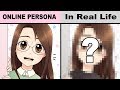 How am I Different Online VS In Real Life? | Drawing My Online Persona and Me in Real Life!