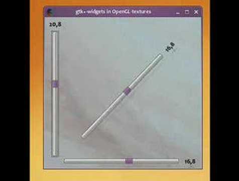 gtk+-widgets implicitly animated with OpenGL