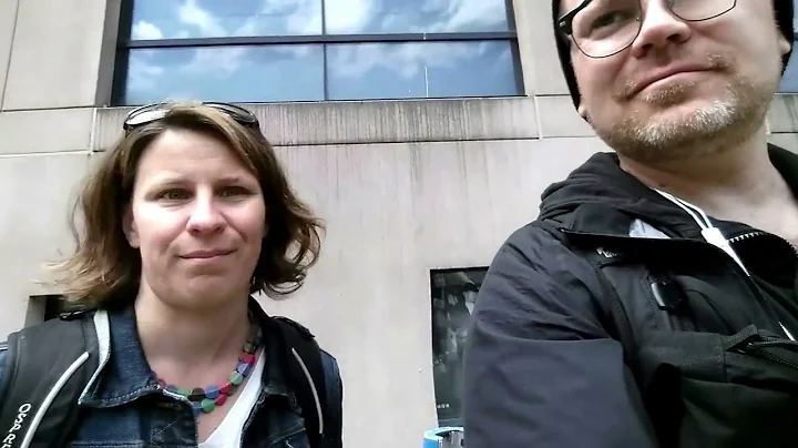 Alison Powell and Garnet Hertz go for a Datawalk i...