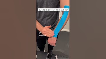 K-taping for tennis elbow 🎾