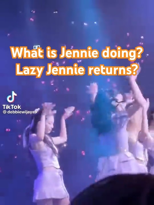 Blackpink jennie lazy dance Concert #blackpink #jennie #lisa #jisoo #blackpinkjennie #fyp