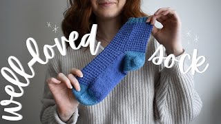 I Knit My Dream Sock Using an App // Making of the Well-Loved Sock + Review screenshot 2