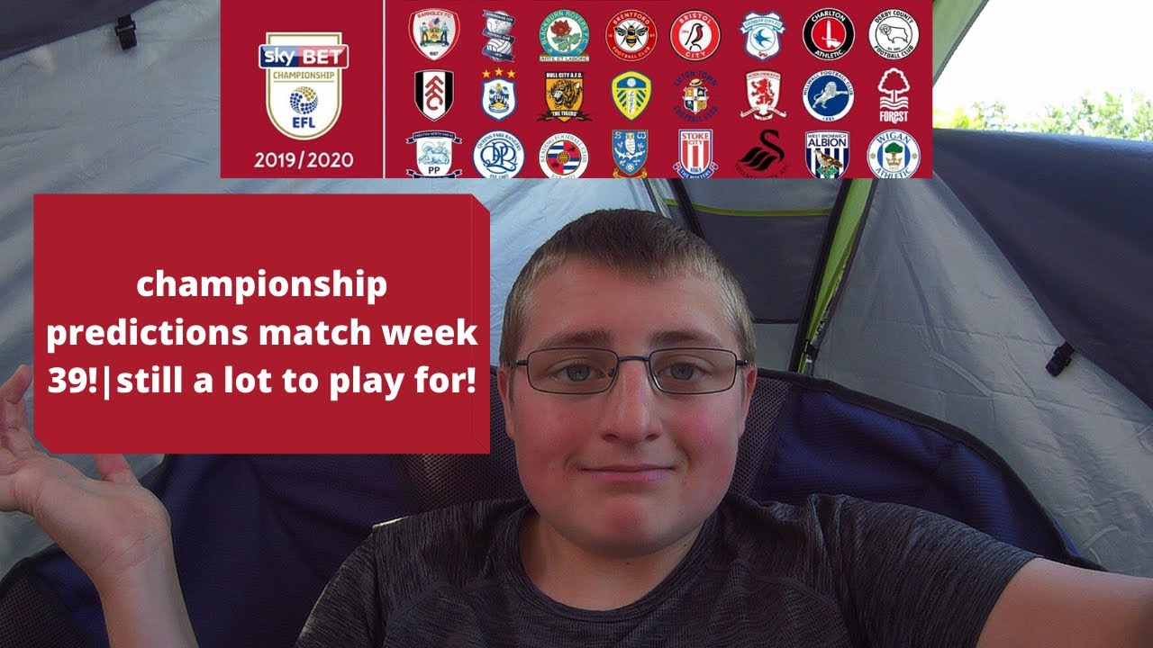 CHAMPIONSHIP PREDICTIONS WEEK 39!STILL ALOT TO PLAY FOR!