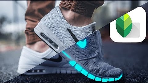 Neon Glowing Sneakers Photo Effect[Snapseed tutorial #1] arifsnap.