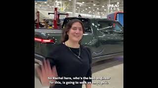 Rivian R1T Truck Equipped With A Kitchen