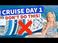 Easily AVOID These 10 Embarkation Day CRUISE Mistakes!