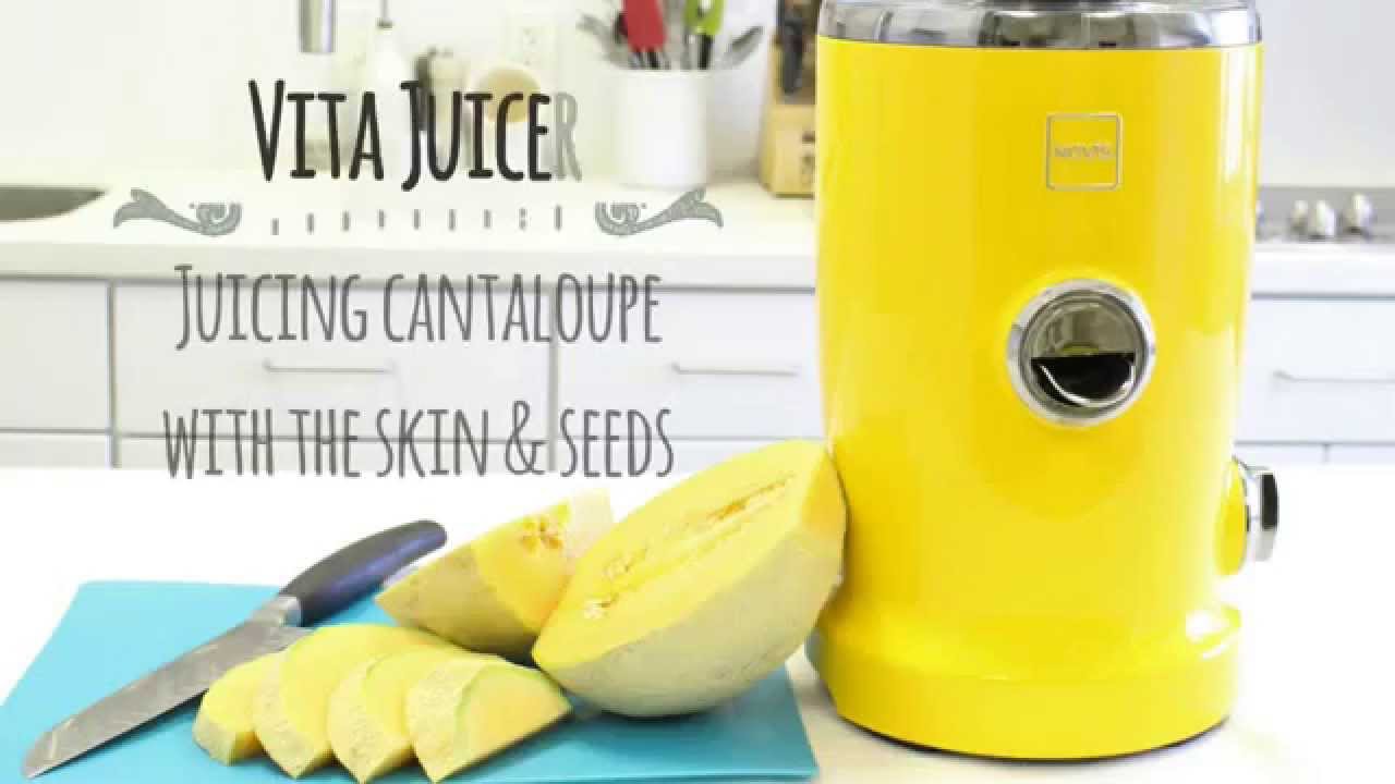 Novis Vita Juicer: How to juice cantaloupe