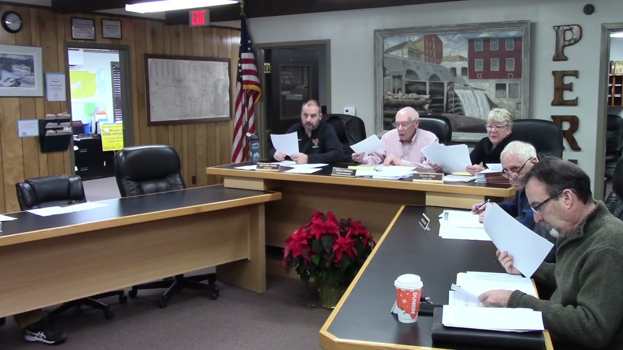 Очередное заседание городского совета Перу, 13:00, 29 декабря 2025 года.