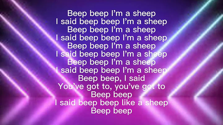 Beep Beep I’m a Sheep (feat. TomSka & BlackGrypth0n) (Lyrics)