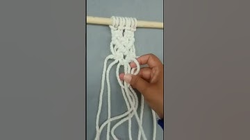 DIY Macrame | Macrame Love Knot Tutorial #Shorts #Macrame #MacrameLove #MacrameKnot #MacrameTutorial