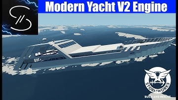 New Advanced Engine And Electrics | Modern Yacht Refresh Part 2 | Stormworks Gameplay Build Series