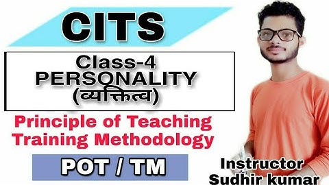 CITS POT /TM Online Class -4 Online classes Notes Pdf Principle of Teaching POT mcq hindi pot hindi