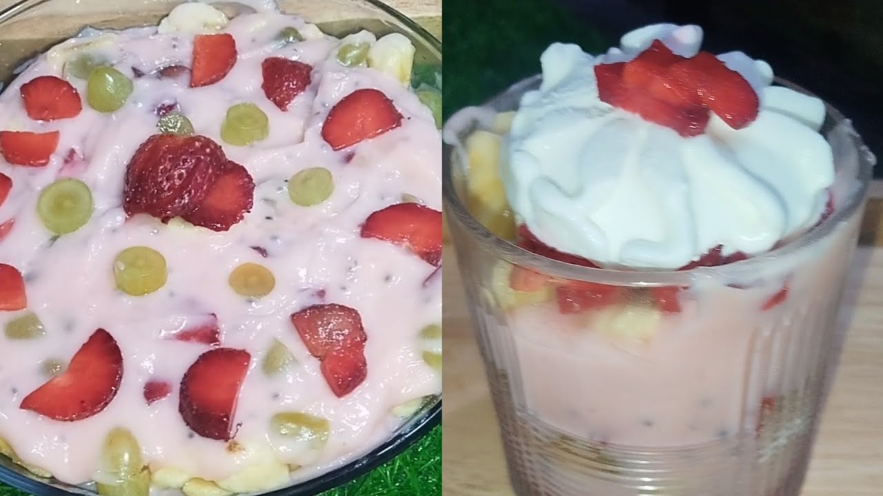 Ramzan Special Fruit Custard Recipe😋! Iftaar Special Creamy Custard Recipe, 